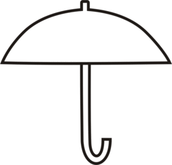 Regenschirm - Regenschirm, Regen, regnen, Schirm, nass, Anlaut Sch, Anlaut R, Gebrauchsgegenstand, Stiel, Plane, Nylon, Griff