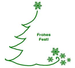 weihnachtliche Illustration mit Text - grün, weihnachtlich, Fest, Gestaltung, gestalten, Illustration, Baum, Schneeflocke, Advent