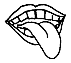 Zunge - Zunge, Mund, Körper, Körperteile, body, body parts, mouth, tongue, Muskelkörper, Schleimhaut, Sinnesorgan, schmecken, Geschmack, Anlaut Z