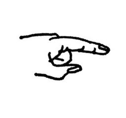 Finger 2 - Finger, Zeigefinger, Hand, zeigen, Körper, Körperteile, body, body parts, finger, pointer, hand, point, deuten, aufmerksam machen, hervorheben, anzeigen