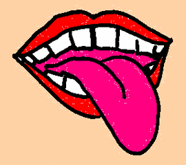 Zunge - Zunge, Mund, Körper, Körperteile, body, body parts, mouth, tongue, Muskelkörper, Schleimhaut, Sinnesorgan, schmecken, Geschmack
