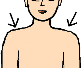 Schultern - Schultern, Körper, Körperteile, body, body parts, shoulders, Körperregion, Schultergelenk