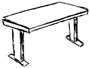 Tisch - Tisch, Schultisch, Schreibtisch, Einrichtung, Möbel, Klassenraum, Arbeitszimmer