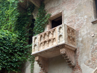Balkon der Julia - Balkon der Julia, Romeo, Verona, Balkon, Italien