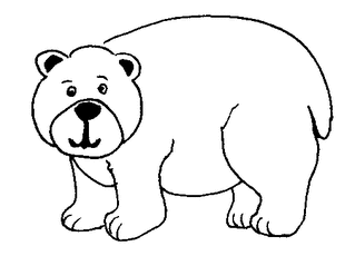 Bär - Bär, Tier, braun, wild, Zoo, Wildtier, Wörter mit ä, Anlaut B