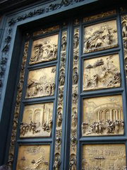 Die Paradiespforte - Tür, Architektur, Bronze, Ghiberti, Florenz, Relief, Vorrenaissance, Portal, Tor