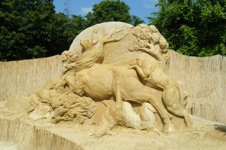 Skulpturen aus Sand #4b - Skulptur, Sand, Sandskulptur, Kunst, Kunstwerk, Bildhauerei