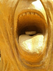 Skulptur aus Sand #8b/2 - Skulptur, Sand, Sandskulptur, Kunst, Kunstwerk, Bildhauerei