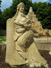 Skulptur aus Sand #12b - Skulptur, Sand, Sandskulptur, Kunst, Kunstwerk, Bildhauerei