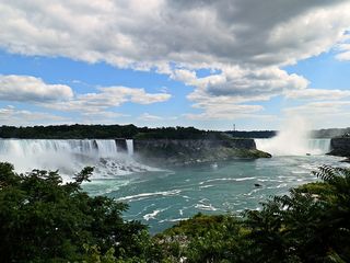 Niagara Falls 2# - Niagarafälle, Wasserfall, Wasser, Fluß, Naturschauspiel, Canada, Kanada, USA, Touristenattraktion, Natur