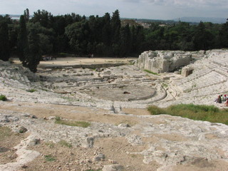 Syrakus - Teatro Greco # 2 - Sizilien, Syrakus, Siracusa, Theater, Antike, Archäologie