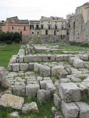 Syrakus - Apollotempel # 1 - Sizilien, Syrakus, Siracusa, Tempel, griechisch, Antike, Archäologie, Quader, Steinquader