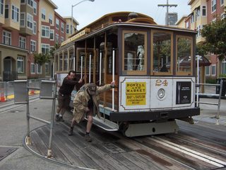 Cable Car - Cable Car, Fahrzeug, Schienen, San Francisco, USA, englisch, Kalifornien