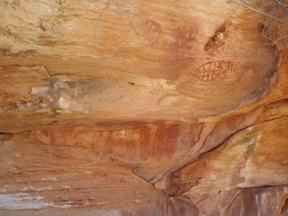Aborigines - Felszeichnung/Rock Painting - Aborigines, Aboriginal People, Australien, Australia, Rock Painting, Felsenzeichnung, Traumzeit, Dreamtime