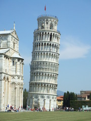 Der Schiefe Turm in Pisa - Pisa, Turm, Schiefer Turm, Glockenturm, Italien, Toskana, Architektur, Galilei, Marmor, schief