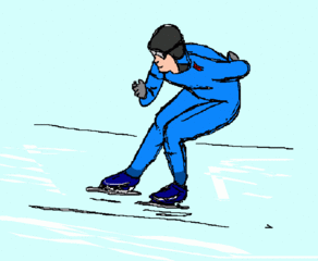 Eisschnellauf - Wintersport, Wintersportart, Winter, Schnee, Eisschnelllauf, schnell, olympisch, Sport, Winter, Eis, kalt, laufen