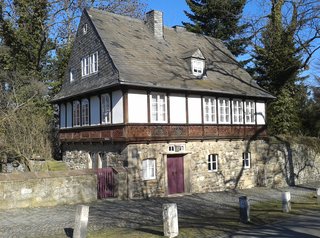 Goslar Bürgerhaus - Bügerhaus, Fachwerk, Verzierungen, Giebel, Stein
