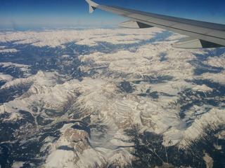 Schneebedeckte Alpen - Berg, Winter, Schnee, Alpen, Flug, Gipfel