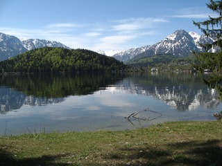Altausseer See - Dachstein, Alpen, Österreich, Steiermark, Salzkammergut, Berge, Altausser See, Spiegelung, Gletscher
