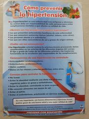 Cómo prevenir hipertensión - cartel, información, hipertensión