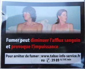 Warnhinweis auf französischer Zigaerettenschachtel #4 - rauchen, Krebs, Lungenkrebs, cancer, mortel, poumon, fumer, Gesundheitsschädigung, Umwelt