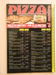 Pizza - Italien, ristorante, pizza, mezzo metro, Preise
