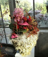 Herbstgesteck #3 - Herbstgesteck, Floristik, Dekoration, floritisches Schmuckteil, Blumengesteck, Florist