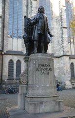 Johann Sebastian Bach - Johann Sebastian Bach, Denkmal, Musiker, Leipzig, Komponist, Musik, Statue, Skulptur, Bronzestatue