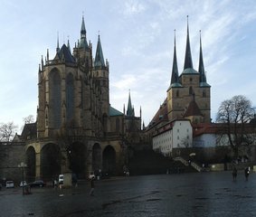 Erfurt, Dom und Severikirche - Erfurt, Dom, Gotik, gotisch