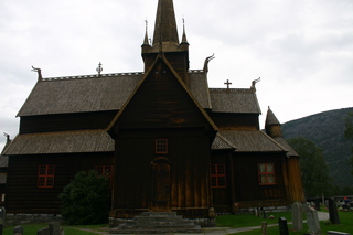 Stabkirche in Lom, Norwegen - Stabkirche, Norwegen, Holzbau, Architektur, Christentum, Wikinger, Religion, Touristenattraktion
