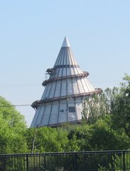 Magdeburg - Jahrtausendturm - Turm, Kegel, Spirale, Holz, Bundesgartenschau, BuGa, Magdeburg