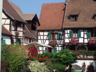 Maisons d'Alsace - Typische Häuser aus dem Elsass  - Elsass, Fachwerkhaus, Häuser, Dorf, Frankreich