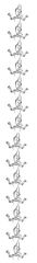 Pinocchio Bordüre rechts - Schmuckblatt, Rahmen, gestalten, Vorlage, Schmuckrahmen, Märchen, verzieren, Gestaltung, Burattino