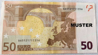 50 Euroschein - Geld, Münzen, Münze, Scheine, Schein, Geldschein, Zahlen, bezahlen, Euro, Summe, Wechselgeld, wechseln, Währung, Daf