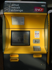 Fahrkartenautomat SNCF - Frankreich, civilisation, distributeur automatique, billet, ticket, Fahrkartenautomat, SNCF