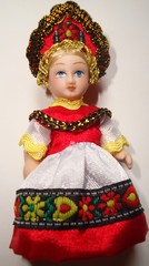 Russische Trachtenpuppe #2 - Tracht, Puppe, russisch, Russland, Geschichte, Kostüm