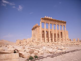 Baaltempel Palmyra - Baaltempel, Palmyra, Oasenstadt, Syrien, Zenobia, römische Antike, Römischer TempelSakralbau, Antikes Heiligtum, Ruine Palmyra