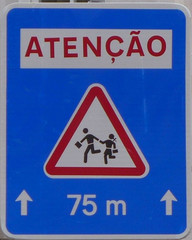 Verkehrsschild #2 - Atenção, Verkehrsschild, Vorsicht