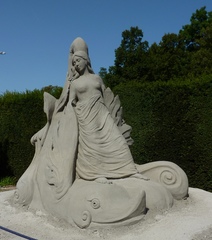 Skulptur aus Sand #6 - Skulptur, Sand, Sandskulptur, Kunst, Kunstwerk, Bildhauerei