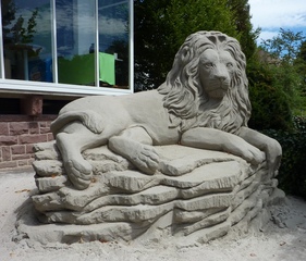 Skulptur aus Sand #2 - Skulptur, Sand, Sandskulptur, Kunst, Kunstwerk, Bildhauerei