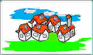 Dorf - Dorf, Ansiedlung, Häuser, wohnen, Siedlungsform, Gemeinde, Verwaltungseinheit