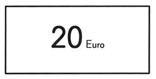 20-Euro-Schein - Euro, Geldscheine, Geldbeträge, Mathematik