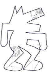 Keith Haring - Keith Haring, Kunst, Zwischenaufgabe, Muster, Klasse 7, Freiarbeit