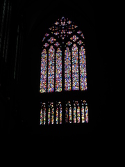 Richter-Fenster im Kölner Dom #1 - Kirchenfenster, Farbspiel, Glas, Glaskunst, Spiegelung, Zufall, farbiges Licht, Mosaik, Glasmalerei