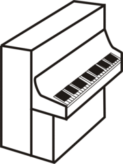 Klavier - Klavier, Instrument, Musik, Tasten, Tasteninstrument, Akustik, Anlaut K, Wörter mit v, Wörter mit ie