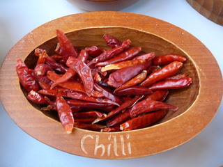 Curry herstellen#6 - Chilischoten getrocknet - Chili, Chilischoten, Gewürz, Indien, Mexiko, Curry-Herstellung, scharf