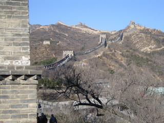 China - chinesische Mauer - China, Weltwunder, Bauwerk, Befestigungsanlage, Verteidigung, Sehenswürdigkeit