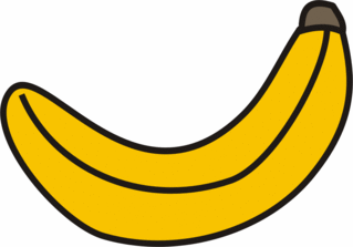 Banane - Banane, Obst, Frucht, geschlossen, Anlaut B