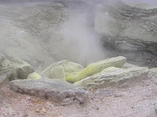 Geysir in Rotorua, Neuseeland - Geysir, Neuseeland, Rotorua, Schwefel, heiß, Quelle, Geologie, Klima, Dampf, sublimieren, Fumarole
