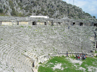 Türkei - römisches Theater bei Myra - Türkei, Myra, Lykien, Demre, Kale, Amphitheater, Geschichte, Antike